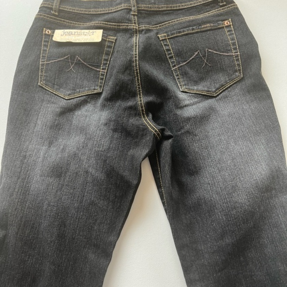NWT Jeanstar Elle Jeans Bootcut‎ Womens Sz 12 Black Denim Classic 🔥 (R) - Picture 9 of 10